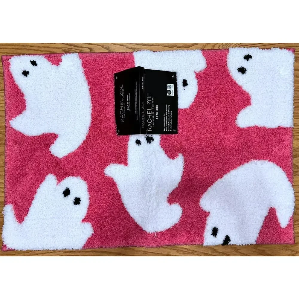 Rachel Zoe Pink Ghost Bath Rug